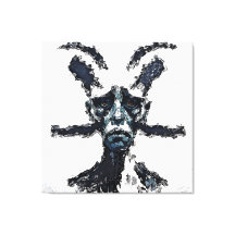 Um retrato monocromático de abstrato