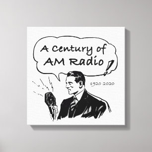 Impressão Em Tela Um século de rádio AM