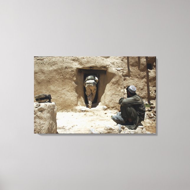 Impressão Em Tela Um soldado da Guarda Nacional (Frente)