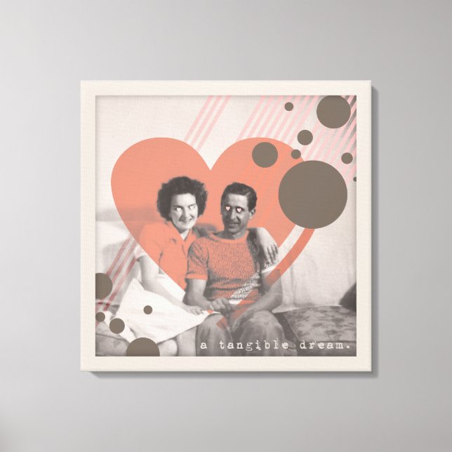 Impressão Em Tela um sonho tangível (Frente)