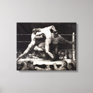 Impressão Em Tela Um veado em Sharkey - George Bellows que encaixota