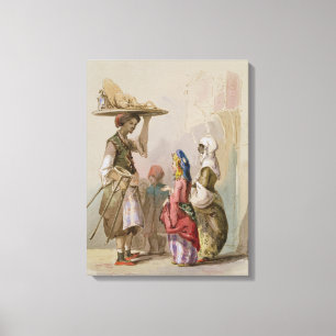 Impressão Em Tela Um vendedor do pote, c.1855