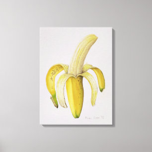 Impressão Em Tela Uma banana Metade-descascada 1997