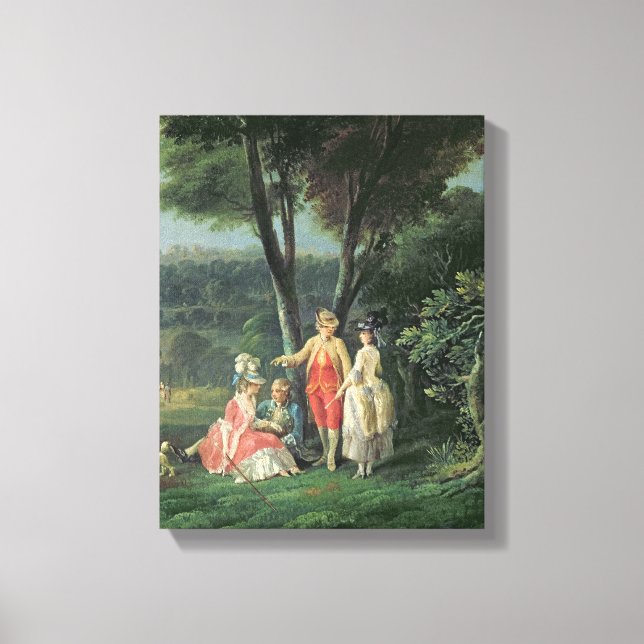 Impressão Em Tela Uma caminhada no parque (Frente)