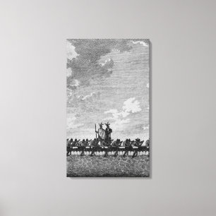 Impressão Em Tela Uma canoa da guerra de Nova Zelândia
