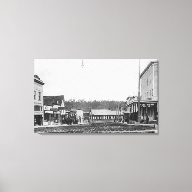 Impressão Em Tela Uma cena de rua nº 1 (Frente)