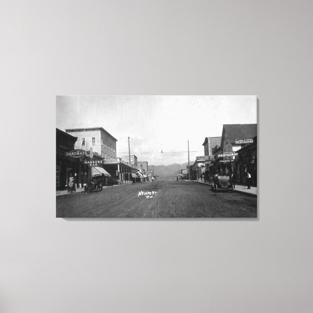 Impressão Em Tela Uma cena de rua nº 2 (Frente)