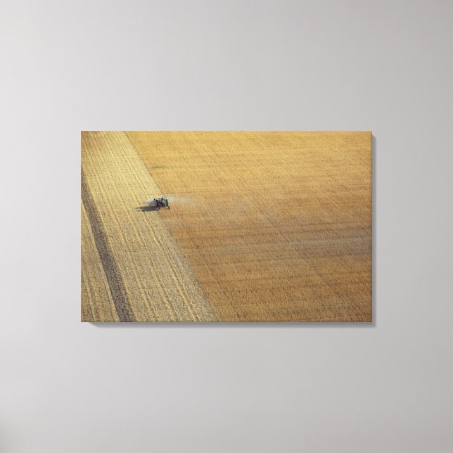 Impressão Em Tela Uma colheita de trator (Frente)