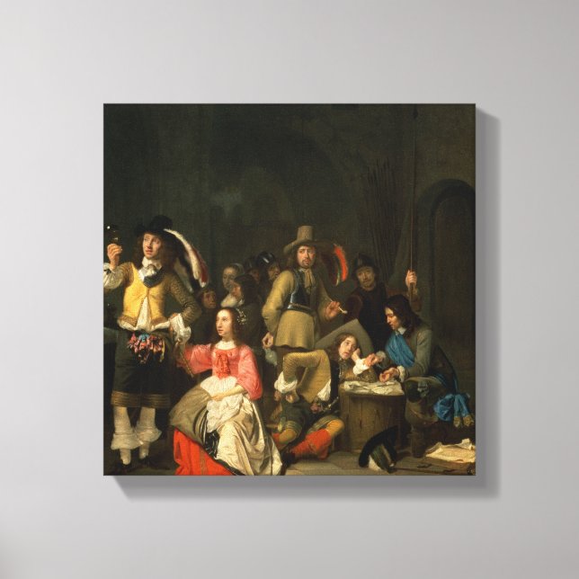 Impressão Em Tela Uma companhia de soldados (Frente)