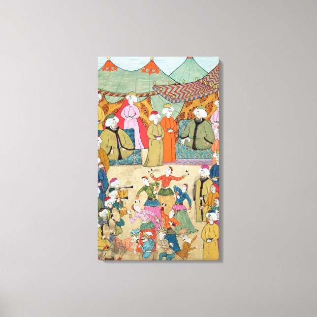 Impressão Em Tela Uma dança pelo prazer de Sultan Ahmet III (Frente)