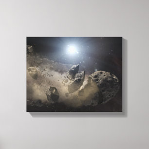 Impressão Em Tela Uma estrela de anão branco