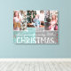 Impressão Em Tela Uma Feliz Colagem de Fotos da Família de Natal (Insitu(Wood Floor))