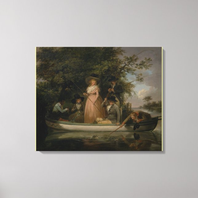 Impressão Em Tela Uma festa de George Morland (Frente)