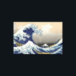 Impressão Em Tela Uma grande onda de Kanagawa por Hokusai<br><div class="desc">Uma grande onda de Kanagawa por Hokusai</div>