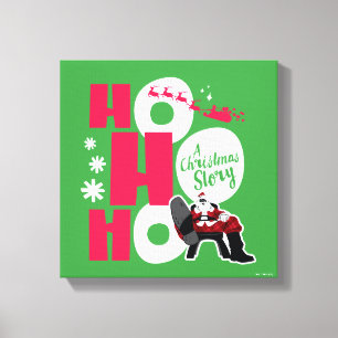 Impressão Em Tela Uma história de Natal   Ho Ho Ho