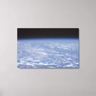 Impressão Em Tela Uma ideia oblíqua do horizonte do atmosphe da