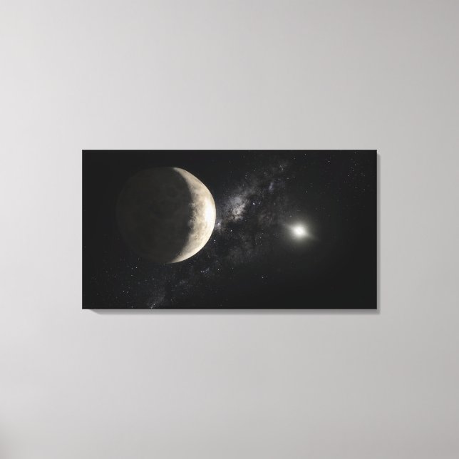 Impressão Em Tela Uma ilustração de Makemake (Frente)