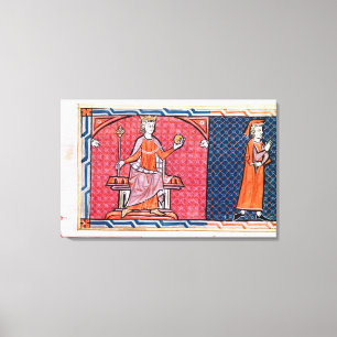 Impressão Em Tela Uma mulher que toma um juramento antes