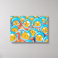 Uma Multidão De Catstronautas Ilustração Bela