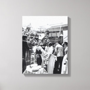 Impressão Em Tela Uma operação no hospital transversal de Charing