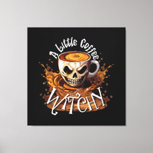 Impressão Em Tela Uma Pequena Café Bruxa