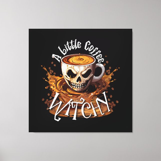 Impressão Em Tela Uma Pequena Café Bruxa (Frente)