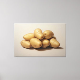 Impressão Em Tela Uma pilha de batatas