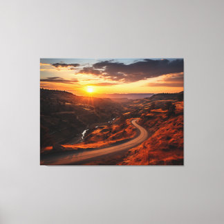 Impressão Em Tela Uma pintura de realismo itinerante - digital