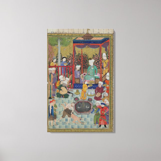 Impressão Em Tela Uma recepção de príncipio (Frente)