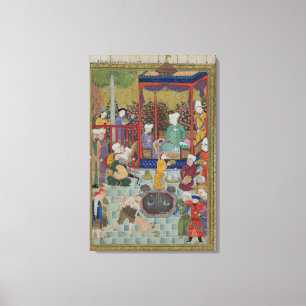 Impressão Em Tela Uma recepção principesco