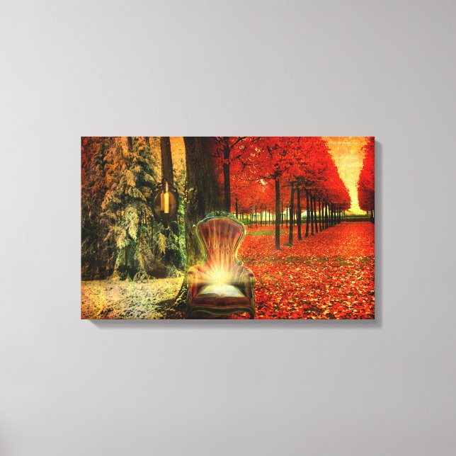 Impressão Em Tela Uma temporada e uma estação (Frente)