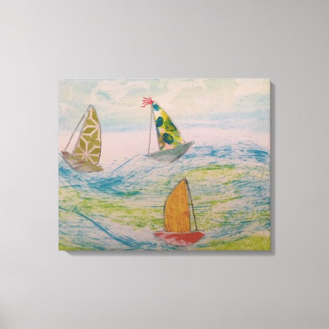 Impressão Em Tela Uma vela de chapéu de palhaço (Frente)