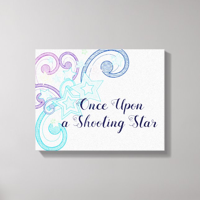 Impressão Em Tela Uma vez na estrela fotografando (Frente)