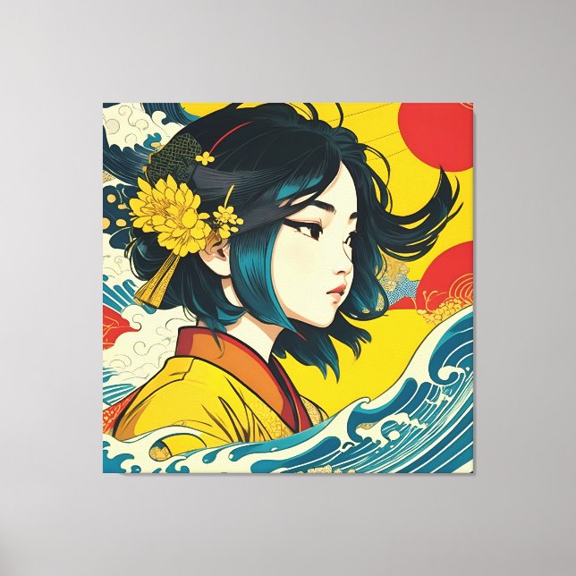 Impressão Em Tela Uma vietnamita no Sangue do Cheio (Frente)