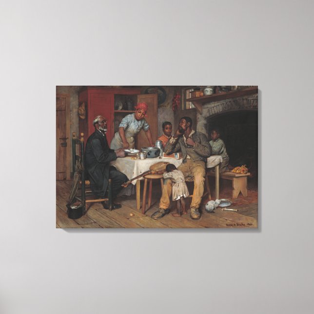 Impressão Em Tela Uma Visita Pastoral (Frente)