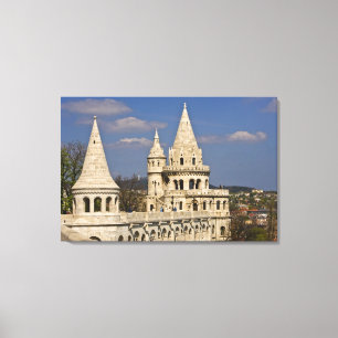 Impressão Em Tela Uma vista de Budapeste a partir da Colina do Caste