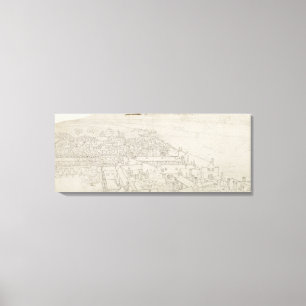 Impressão Em Tela Uma vista do Southwark de St Mary, olhando para