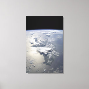 Impressão Em Tela Uma vista panorâmica da ilha de Hispaniola