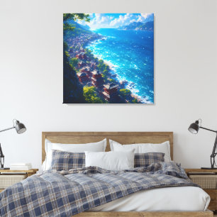 Impressão Em Tela Umi no Yume “Sonho do Mar”