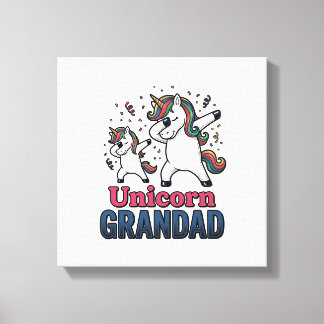 Impressão Em Tela Unicorn Grandad Vintage Engraving Shirt Design_1