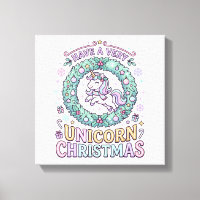 Unicórnio Tenha um Natal Muito Unicórnio Negrito T