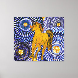 Impressão Em Tela Unicórnio Único