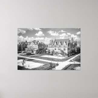 Impressão Em Tela Universidade de CHICAGO Campus 1907