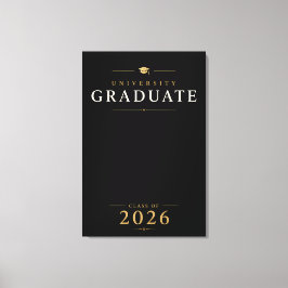 Impressão Em Tela Universidade Nome Personalizado Formatura 2026