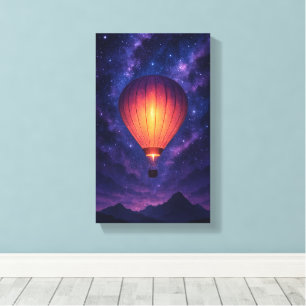 Impressão Em Tela Universo de Wanderlust - Adventure de Viagem surre