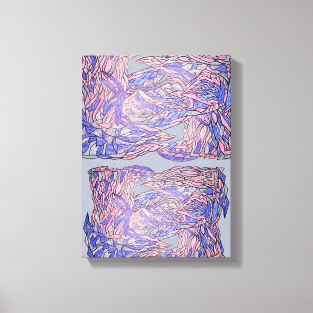 Impressão Em Tela Unstructured Grace Abstract Movement Art (Frente)