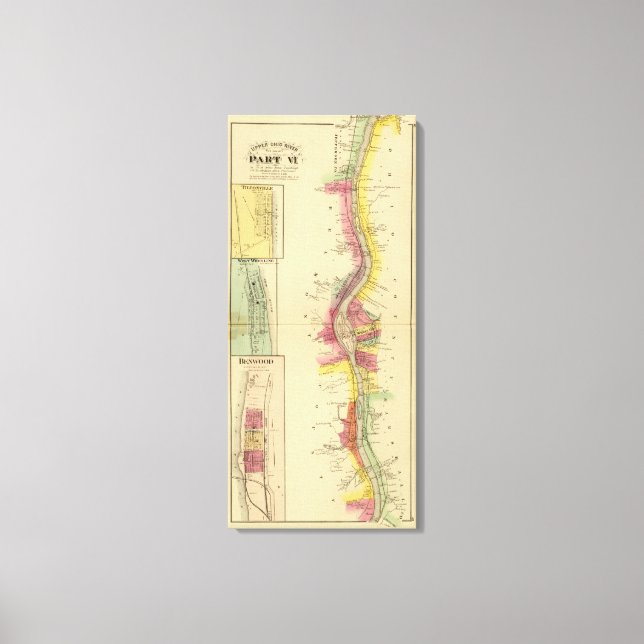 Impressão Em Tela Upper Ohio River e Valley 3 (Frente)