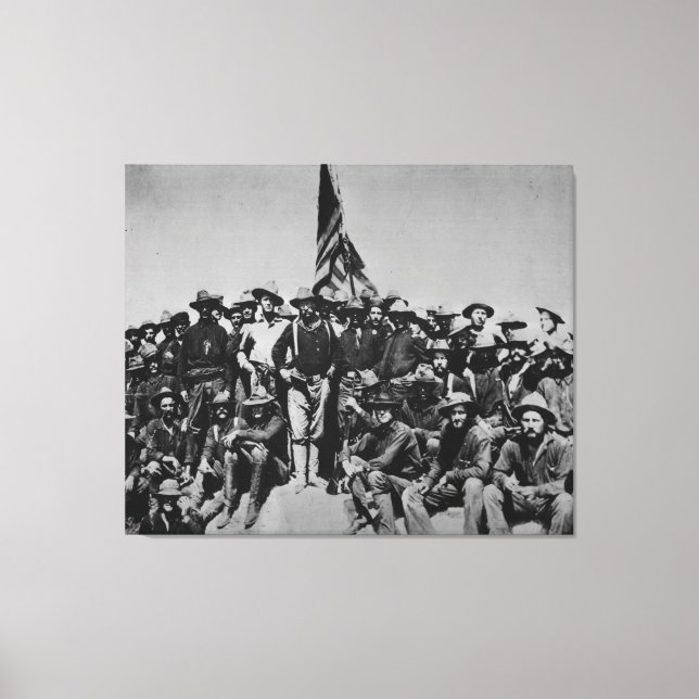 Impressão Em Tela Ursinho de ursinhos Roosevelt Rough Riders 1898 (Frente)