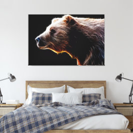 Impressão Em Tela Urso