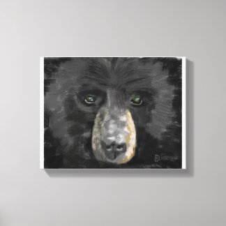 Impressão Em Tela Urso Desenhado Mão